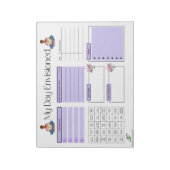 Geplanter Notepad: Design 1 Notizblock (Rotiert)