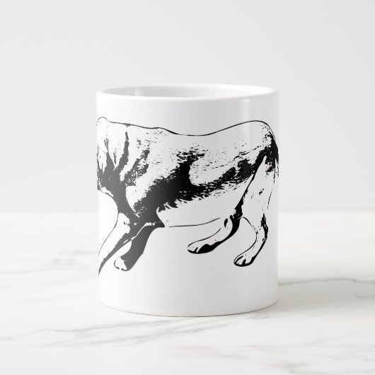 Geplanter Stride - Seitenprofil Jumbo-Tasse (Vorderseite)