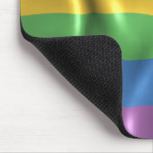 Geplätscherte Stolz-Flagge Mousepad (Ecke)