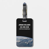 Geplünderte Anvillen der Erde auf Südborneo. Gepäckanhänger (Rückseite vertikal)