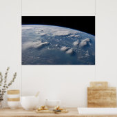 Geplünderte Anvillen der Erde auf Südborneo. Poster (Küche)