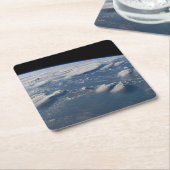 Geplünderte Anvillen der Erde auf Südborneo. Rechteckiger Pappuntersetzer (angewinkelt)