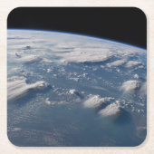 Geplünderte Anvillen der Erde auf Südborneo. Rechteckiger Pappuntersetzer (Vorderseite)