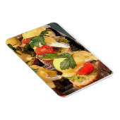 Gepochene Eier mit Avocado auf Toast Magnet (Rechte Seite)