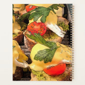 Gepochene Eier mit Avocado auf Toast Planer (Rückseite)