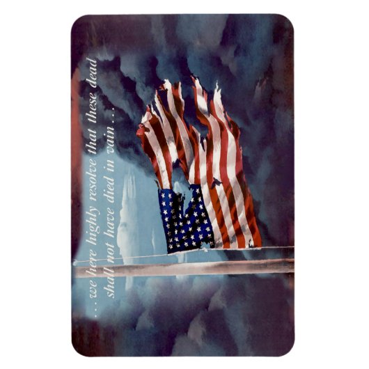 Gepolsterte, aber nicht vergessene Rauch-Flag flex Magnet (Vertikal)