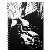 Geposterisierter Lkw in Montreal Kanada Notizblock (Vorderseite)