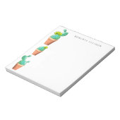 Gepottete Kakteen Gelbe Blüten Notizblock (Rotiert)