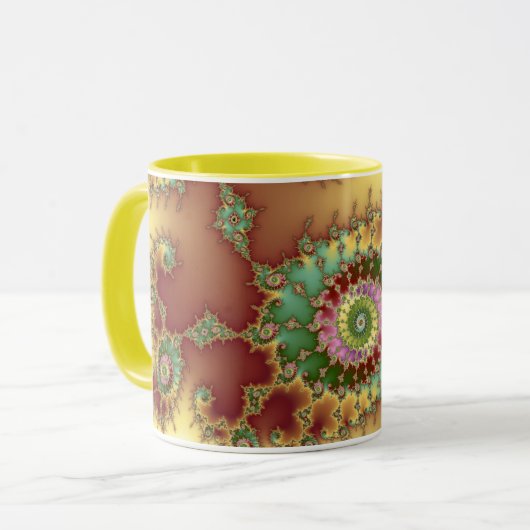 Geprägt - Fraktal-Tasse Tasse (Vorderseite Links)