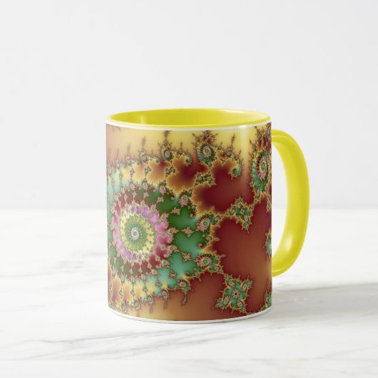 Geprägt - Fraktal-Tasse Tasse (VorderseiteRechts)