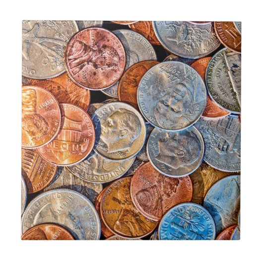 geprägte Währung Fliese (Vorderseite)