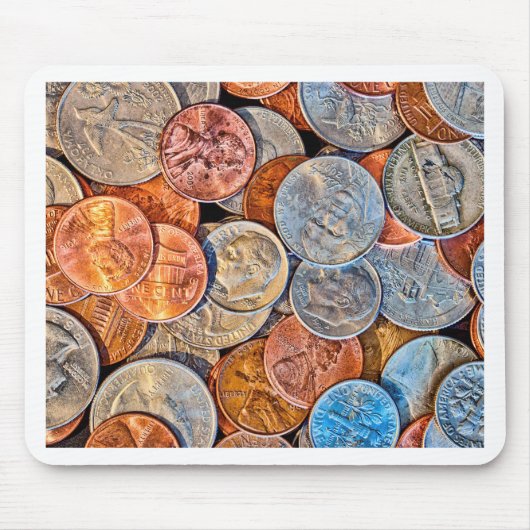 geprägte Währung Mousepad (Vorne)