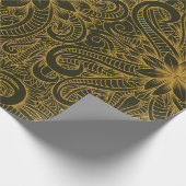 geprägter Hintergrund dekorative antike klassische Geschenkpapier (Ecke)