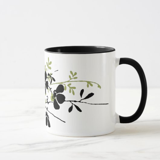 Gepresste Blumen Tasse (Rechts)