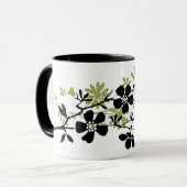 Gepresste Blumen Tasse (Vorderseite Links)