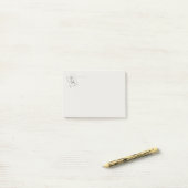 Gepresste Rose - Korrespondenz im Regency-Stil Post-it Klebezettel (Auf Schreibtisch)