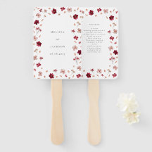 Gepresste rote rosa und cremefarbene, florale Hoch