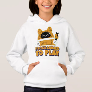 Geprogrammiert, um Girls Pullover Hoodie zu spiele