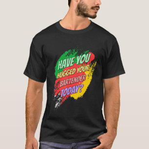 Geprüft Barkeeper trinken Niedlich T-Shirt