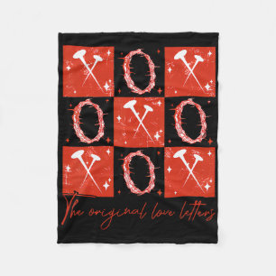 Geprüfte Valentinstag Xoxo Die Original-Liebesbrie Fleecedecke