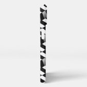 Geprüfter Art Muster Telefoncase iPhone Hülle (Rechte Seite)