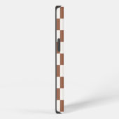 Geprüfter Orangenrost Terrakotta-Gehäuse iPhone Hülle (Rechte Seite)