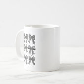 Geprüfter Rennen mit Rennen für Bow-Fahnen - Fraue Kaffeetasse (Vorderseite Links)