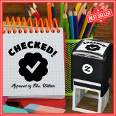 Geprüfter Tick-Lehrer Permastempel