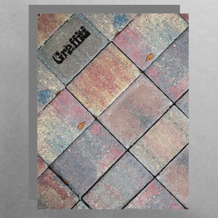 Geprüftes Backstein Urban Rustic Scrapbook Paper