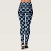 Geprüftes Botswana-Flaggenmuster Leggings (Rückseite)