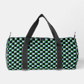 Geprüftes Djibouti-Flag-Muster Duffle Bag (Rückseite)
