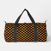 Geprüftes Uganda-Flag-Muster Duffle Bag (Vorderseite)