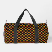 Geprüftes Uganda-Flag-Muster Duffle Bag (Rückseite)