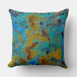 Gepunktet Blue Chrysocolla Jasper Kissen