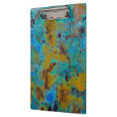 Gepunktet Blue Chrysocolla Jasper Klemmbrett (Links)