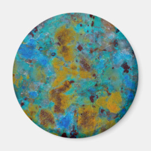 Gepunktet Blue Chrysocolla Jasper Magnet