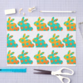 Gepunktet Bunny Seidenpapier (Handwerk)