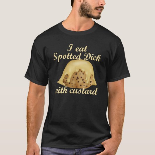 Gepunktet Dick mit Custard T-Shirt (Vorderseite)