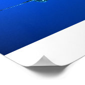 Gepunktet Eagle Ray, Belize 2006 Poster (Ecke)