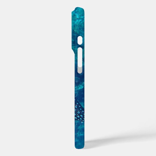 Gepunktet Eagle Ray Iphone Case (Rückseite / Links)