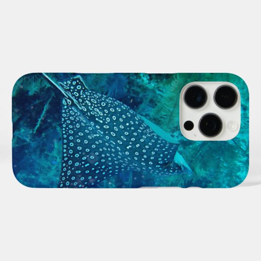 Gepunktet Eagle Ray Iphone Case (Rückseite (Horizontal))