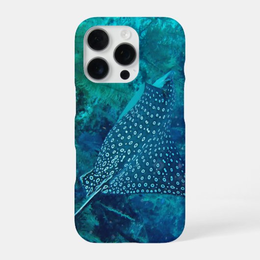 Gepunktet Eagle Ray Iphone Case Hülle (Rückseite)