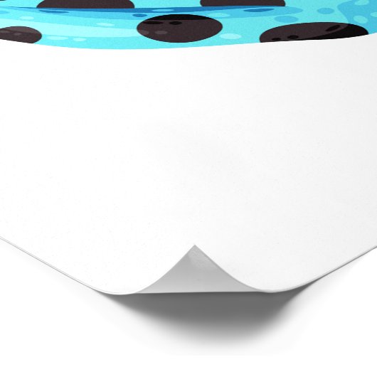 Gepunktet Frog Digital Print | Froschwand Poster (Ecke)