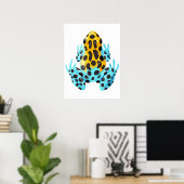 Gepunktet Frog Digital Print | Froschwand Poster (Heimbüro)