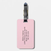 Gepunktet Gepäckanhänger (Rückseite vertikal)