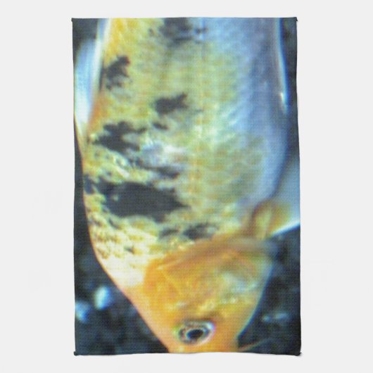 Gepunktet Goldfish Handtuch (Vertikal)