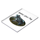 Gepunktet Grass Frog, Notebook Notizblock (Linke Seite)