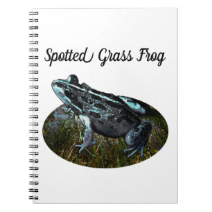 Gepunktet Grass Frog, Notebook Notizblock