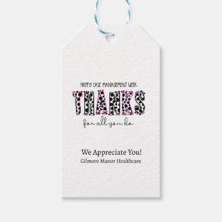 Gepunktet Happy Case Management Week Geschenkanhänger