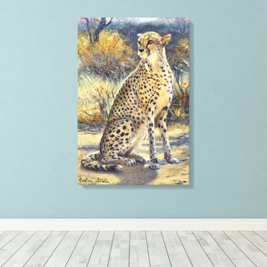 "Gepunktet Huntress" Stretchierte Leinwand (Insitu (Holzboden))